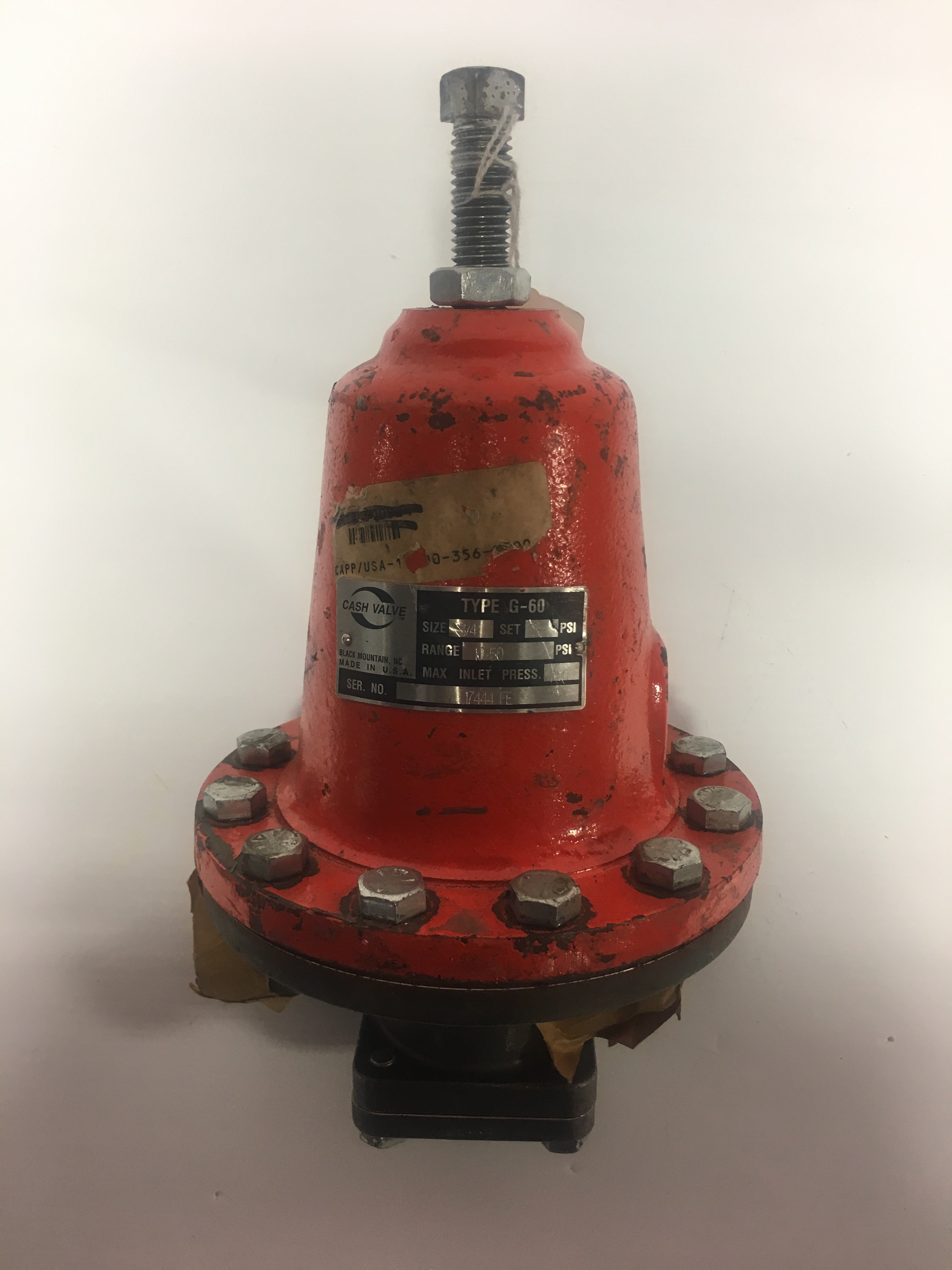 Cash Acme Pressure Regulator Valve G-60 25 PSI