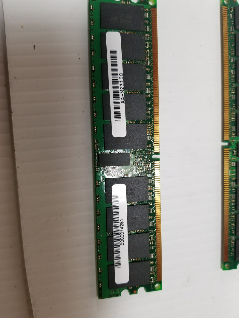 Micron MT18HTF12872Y-40EA2 PC2-3200 1GB Server RAM (Lot of 4)