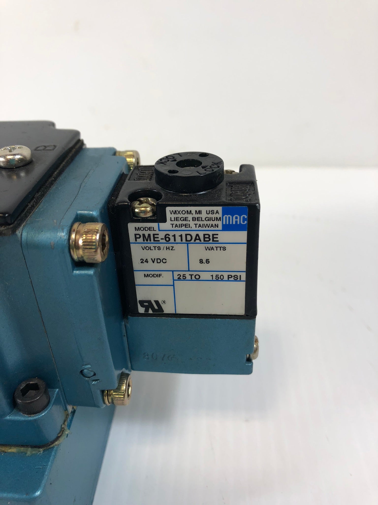 MAC 6521B-311-PM-611DA Solenoid Valve with PME-611DABE