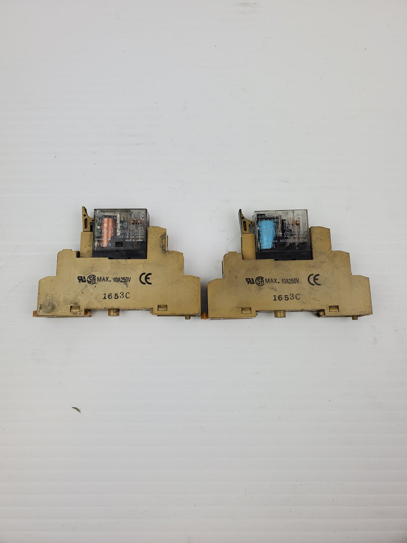 Omron Relay G2R-1-SND 24VDC Lot of 2