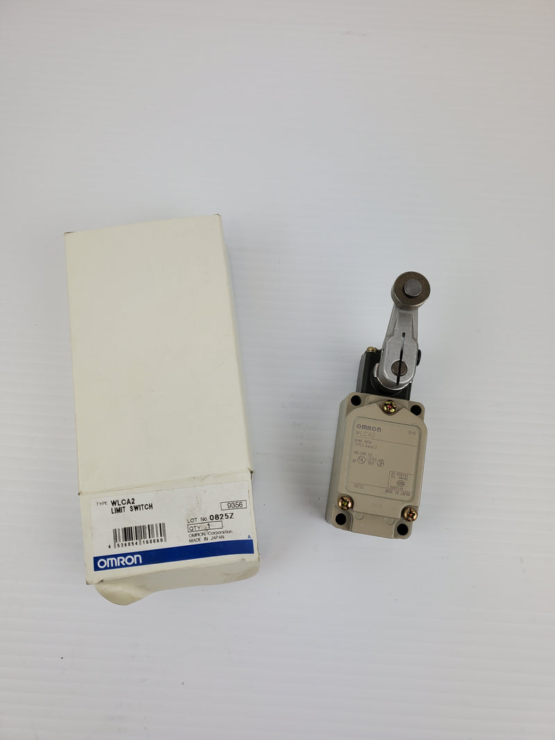 Omron WLCA2 Limit Switch Side Rotary w/Roller Lever