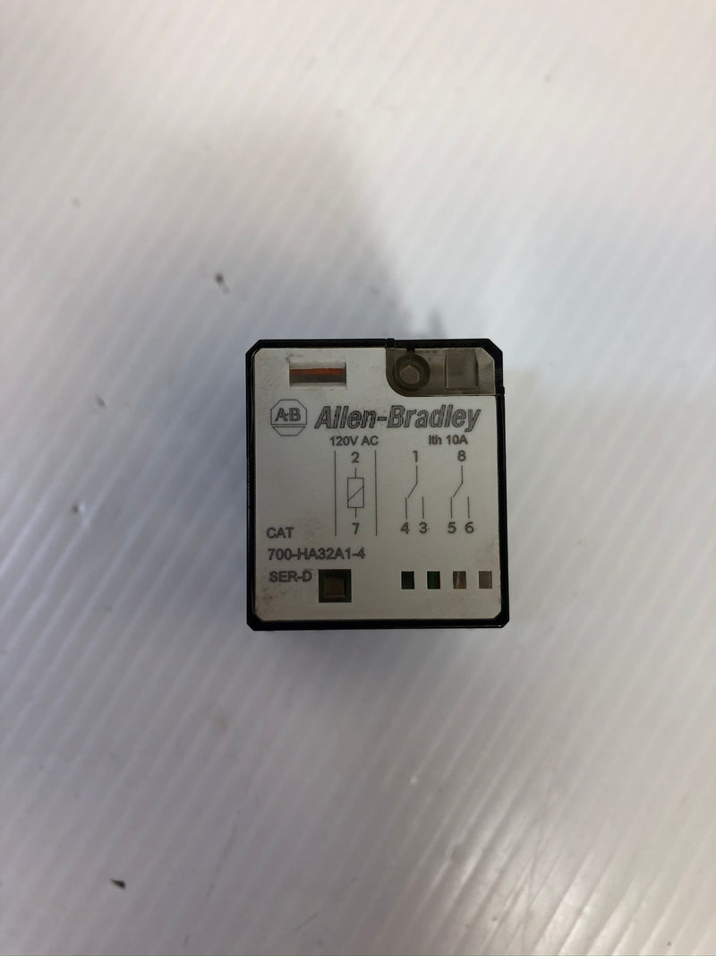 Allen-Bradley 700-HA32A1-4 Series D Relay with Dayton 5X852-M 120VAC