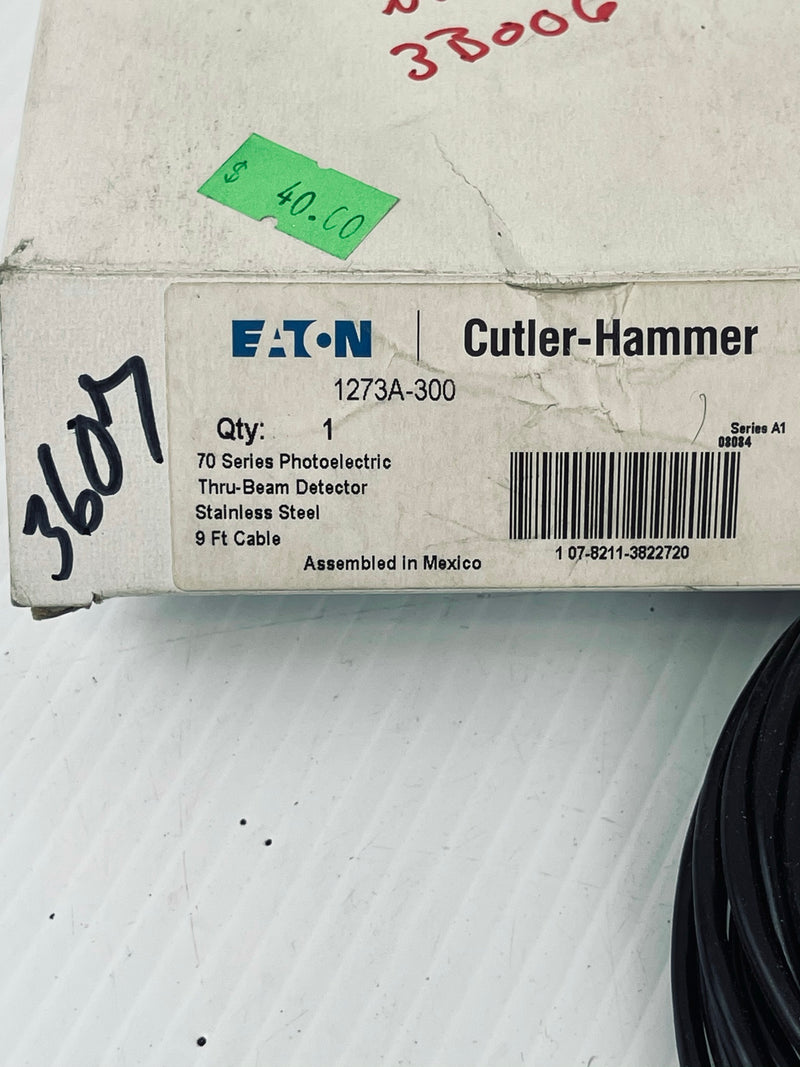 Eaton Cutler-Hammer 1273A-300 70 series Photoelectric Thru-Beam Detector 9 '