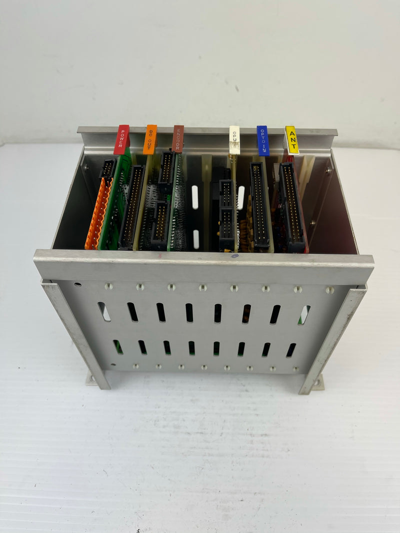 Micro-Aide 80-MB8 Circuit Board PLC Slot Rack Corecon 6 Boards