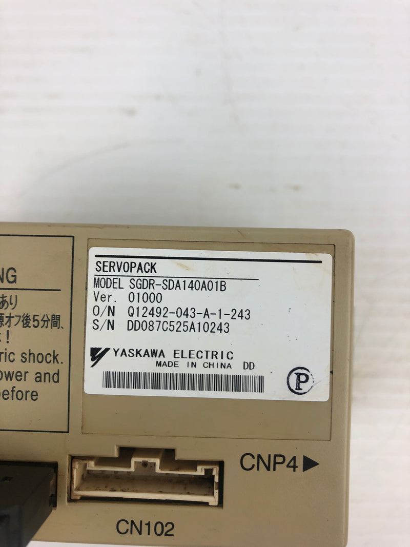 Yaskawa Electric SGDR-SDA140A01B ServoPack Drive