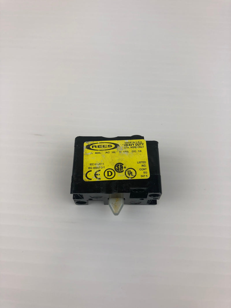 Rees IEC 60947-1 Heavy Duty Contact Block