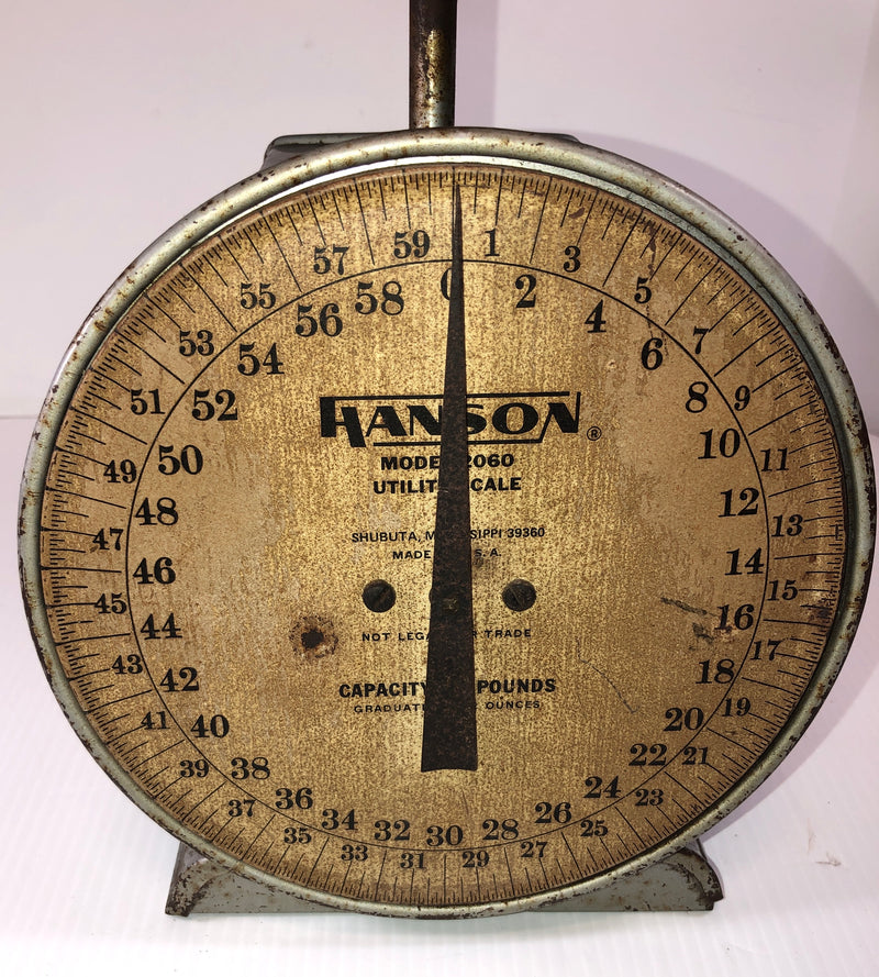 Vintage Hanson Utility Scale Model 2060 Functional Industrial