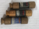 Buss Fusetron Fuse FRN-R-10 Lot of 3