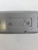 E121488 Conduit LB Elbow 1" Aluminum Grey E 121488