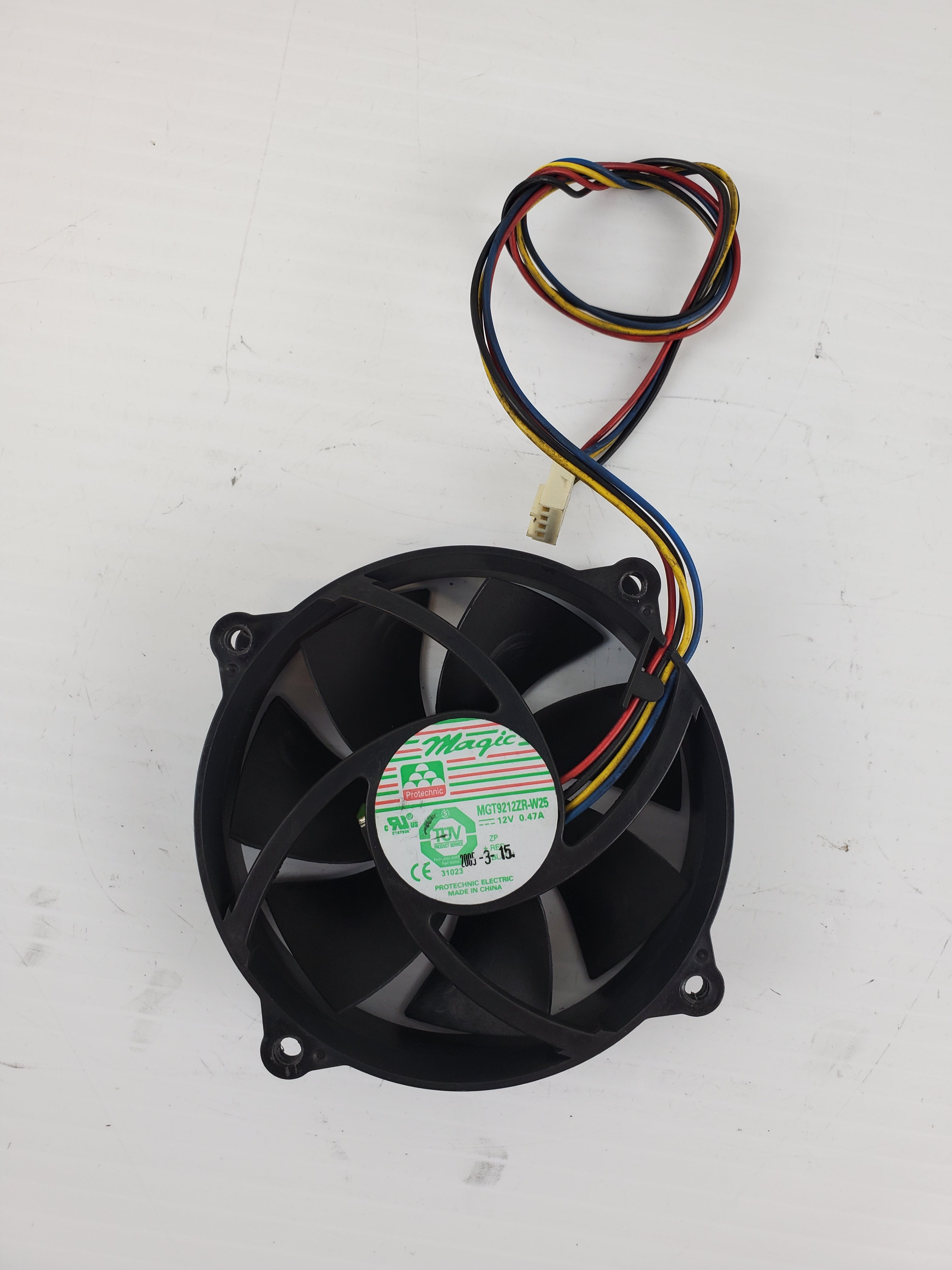Magic MGT9212ZR-W25 Cooling Fan 12V 0.47A