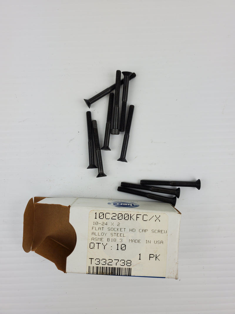 Kerr 10C200KFC/X Flat Socket HD Cap Screw Alloy Steel 24x2 (Box of 10) T332738