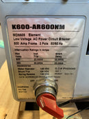 Eaton Cutler-Hammer K600-AR600NM 800 Amp Circuit Breaker 3 Pole